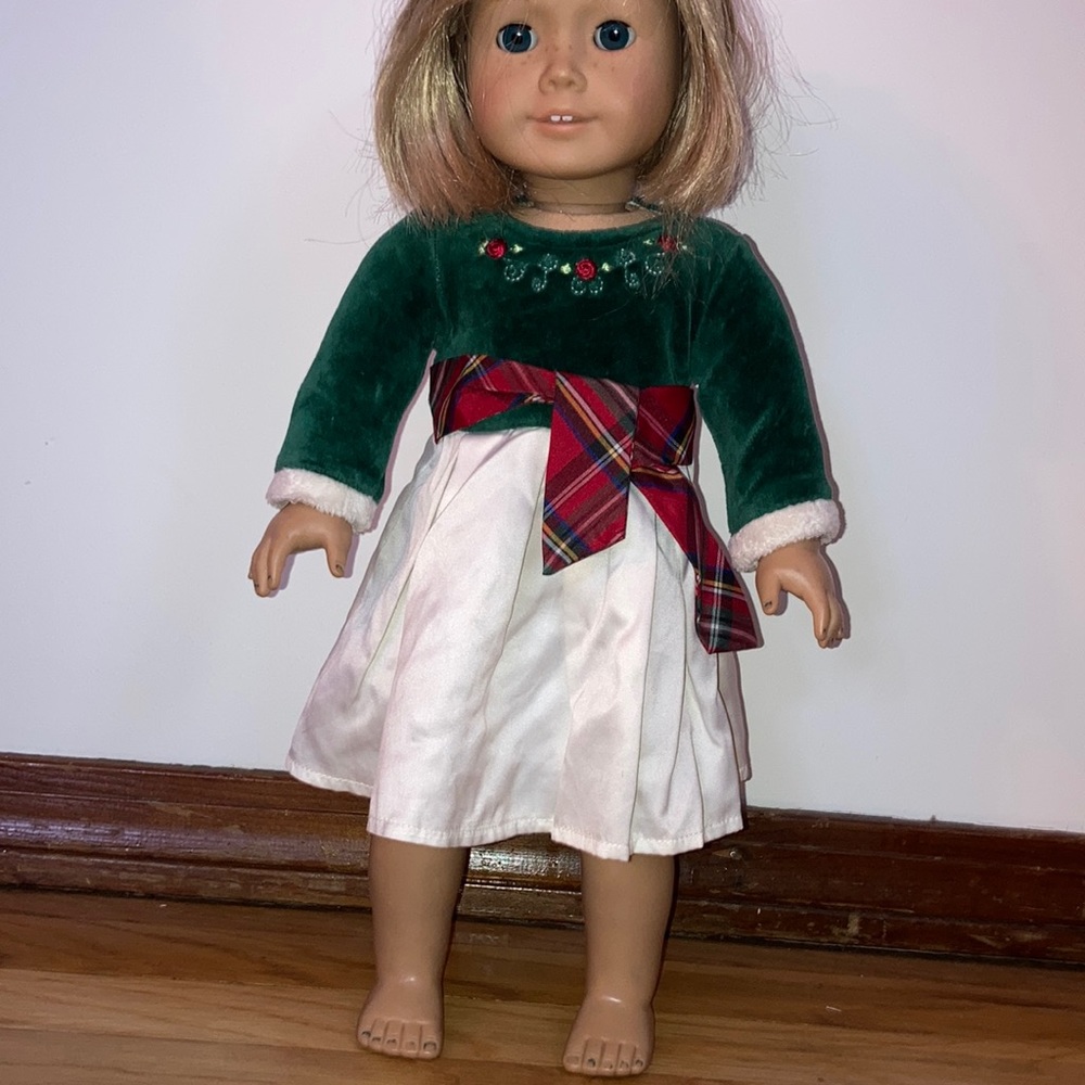 Vintage American Girl Christmas Dress